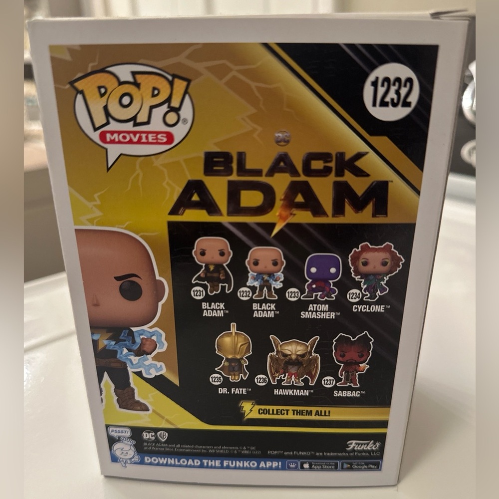 Funko Pop! Movie Black Adam (Dwayne Johnson) NWB - Picture 3 of 6